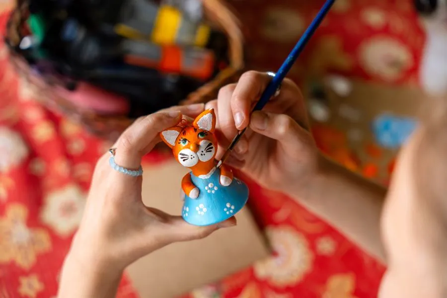 Роспись деревянных игрушек и фигурок