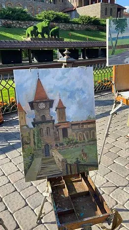 В парке «Лога» состоялся пленэр с ведущими художниками Юга России., фотография 4