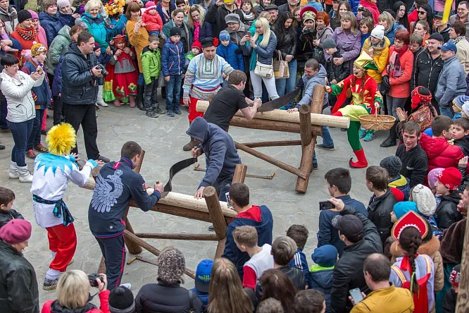 Масленица 2016 в парке «Лога», фотография 11